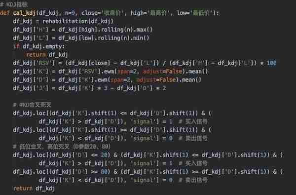用python找出400多万次KDJ金叉死叉，胜率有多高？附代码