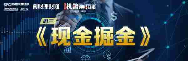 国有行股份行现金管理类产品七日年化收益率集体跌破3%丨机警理财日报（12月8日）