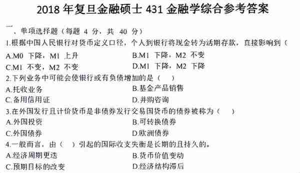 院校考情 | 复旦大学金融专业431考研信息汇总